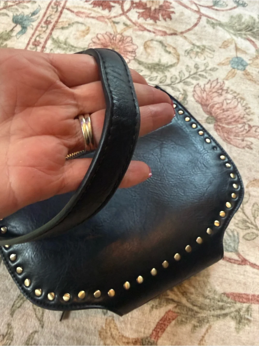 Black Braided Flap Crossbody Bag with Tassel